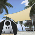 Shademart 35 ' X 37 ' Beige Shademart 6 ' X 6 ' Beige Sun Shade Heavy Duty Rectangle Shade Sail Super Ring Canopy Awning Shades