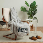 Foco New Orleans Saints Nfl Big Logo Cloud Sherpa Blanket