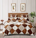 Homewards Checkered Double Bed Comforter Quilts Size 216X230Cm