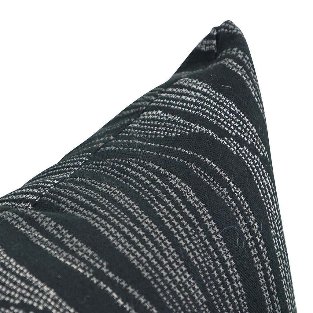 Blazing Needles Square Polyester Jacquard Throw Pillows, 17", Clove Onyx 2 Count
