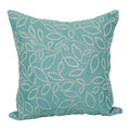 Blazing Needles Square Polyester Jacquard Throw Pillow, 17", Florian Seagla