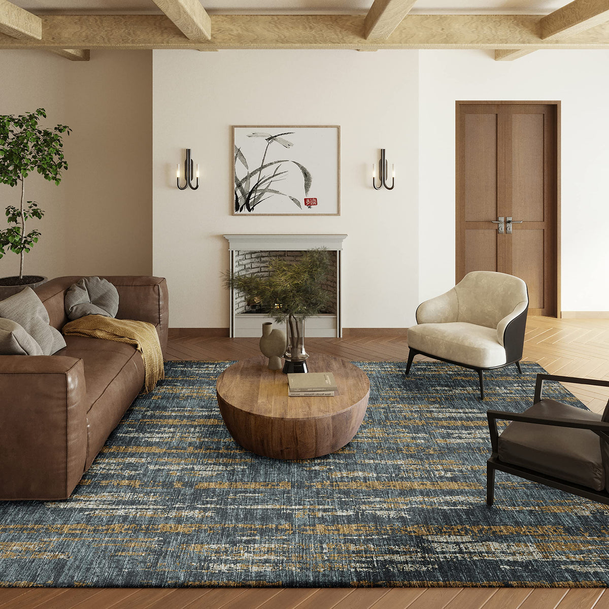 Addison Rugs Rylee Ary36 Grey Washable 3' X 5' Indoor Outdoor Area Rug, Easy Clean, Machine Washable, Non Shedding, Bedroom, Entry, Living Room, Dining Room, Kitchen, Patio Rug