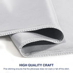 Exq Home Satin Pillowcase For Hair And Skin,Grey Pillow Cases King Size Pillow Case Set Of 2 Satin Pillow Covers With Envelope C