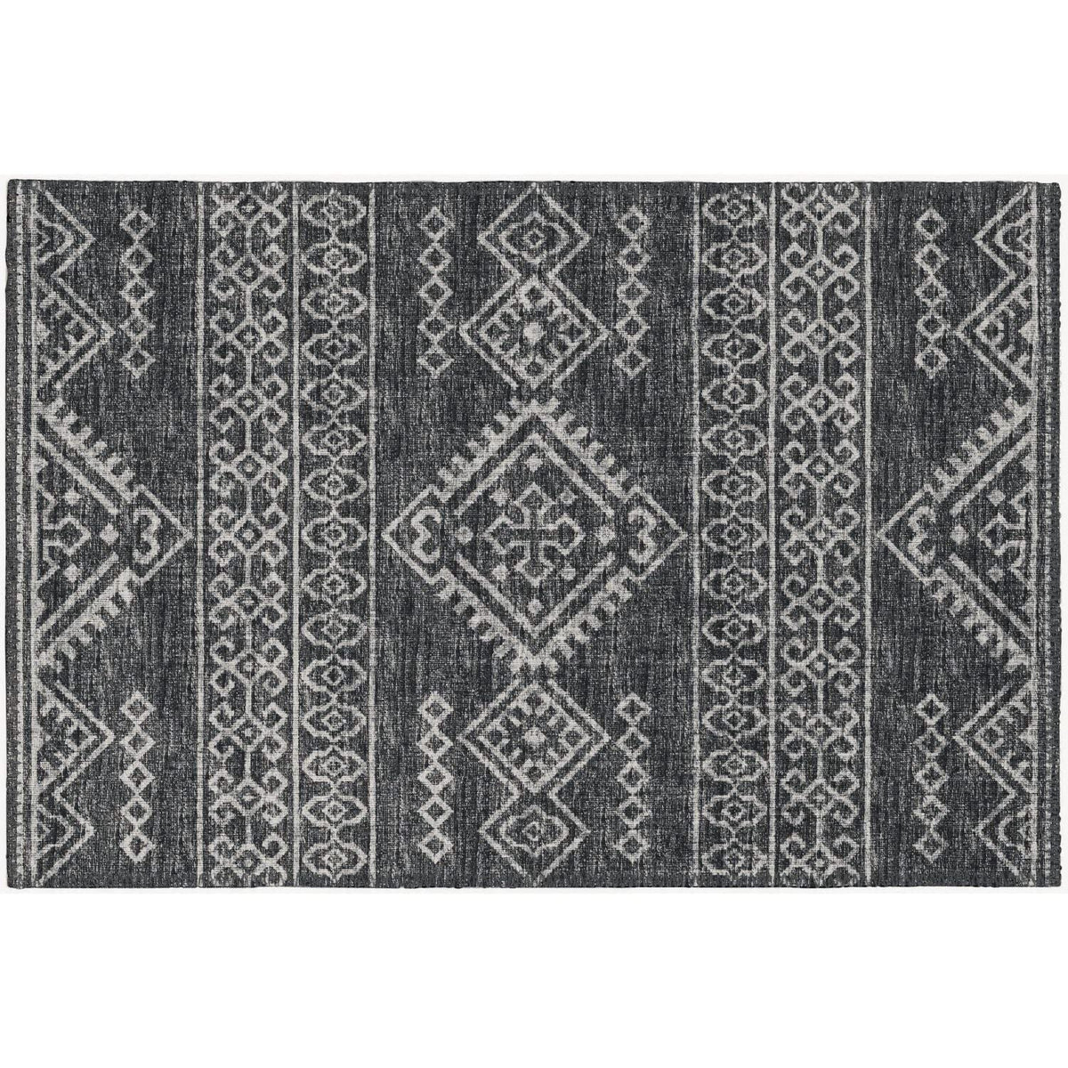 Sedona Sn14 Black Transitional Rug Rectangle 3' X 5'