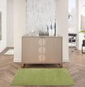 Nourison Essentials Indoor/Outdoor Green 3' X 5' Area Rug, Easy Cleaning, Non Shedding, Bed Room, Living Room, Dining Room, Back