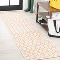 JONATHAN Y SMB108J-3 Ourika Moroccan Geometric Textured Weave Indoor Outdoor Area-Rug, Bohemian Coastal Traditional Easy-Cleanin