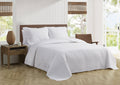 Tommy Bahama - Queen Quilt Set, Soft Bedding with Matching Shams, Comfy Bedspread, Beach Bedding Set for All Seasons (Chevron Wh