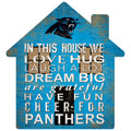 Carolina Panthers 6 x 12 Home Sweet Home Sign