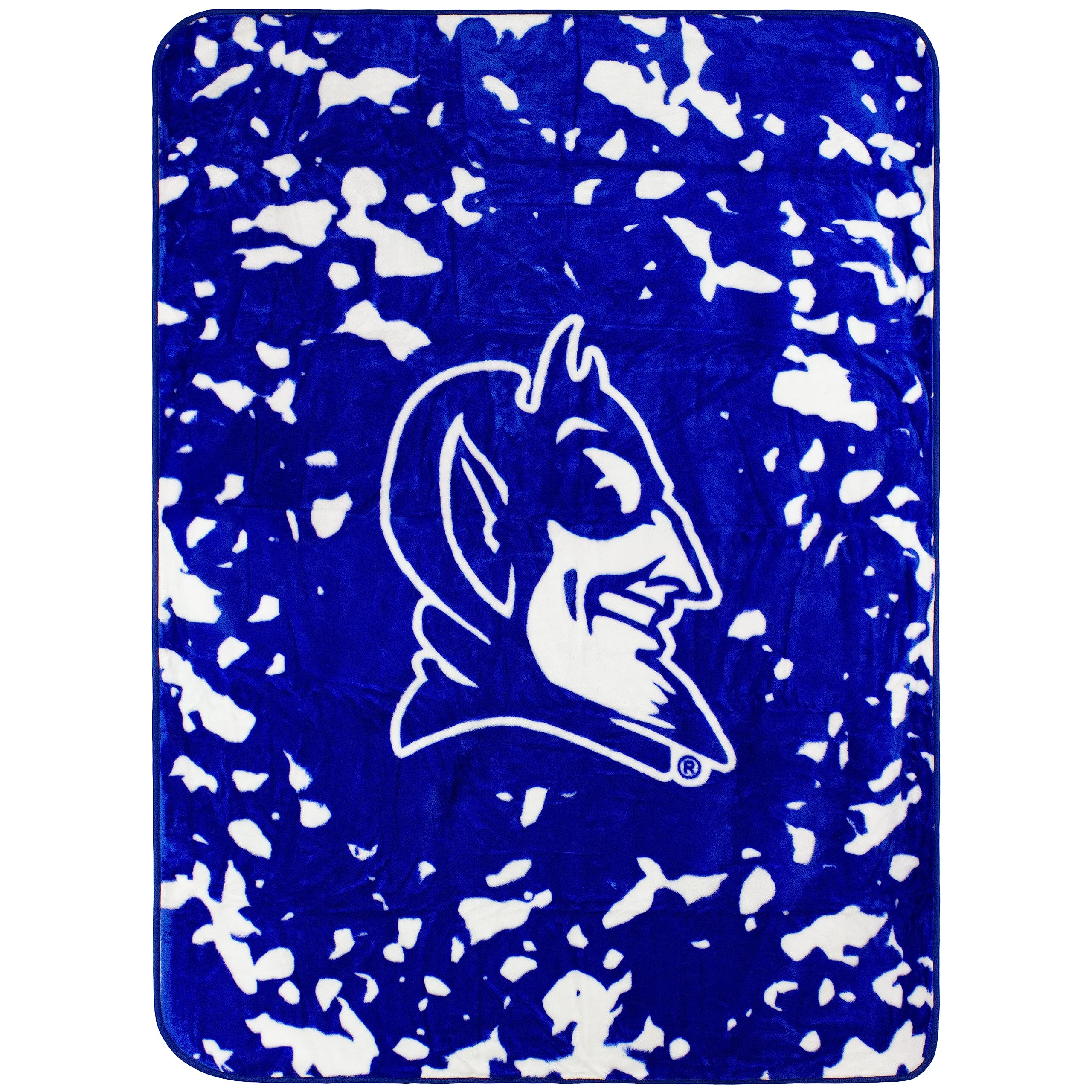 College Covers Everything Comfy Duke Blue Devils Soft And Warm Huge Raschel Throw Blanket, 86' X 63'