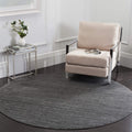 SAFAVIEH Vision Collection 8 Round Grey VSN606D Modern Ombre Tonal Chic Non-Shedding Living Room Bedroom Area Rug