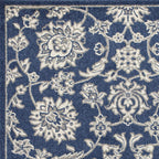HomeRoots Decor 5'3' x 7'7' UV-Treated Polypropelene Denim Area Rug