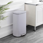 Happimess Hpm1011D Curtis 8-Gallon Step-Open Trash Can, Fingerprint Resistant, Modern, Minimalistic For Home, Kitchen, Laundry R