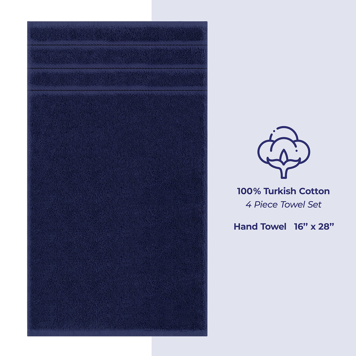 American Soft Linen Hand Towels, Hand Towel Set Of 4, 100% Turkish Cotton Hand Towels For Bathroom, Hand Face Towels For Kitchen