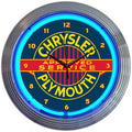 Neonetics Chrysler Plymouth Neon Wall Clock, 15-Inch