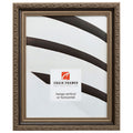 Craig Frames Regence, 8x10 Picture Frame, Black & Silver