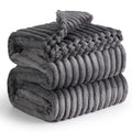 Bedsure Grey California King Size Blanket For Bed - Super Soft Cozy Blankets For Women, Cute Large Blanket For Girls, 102X96 Inc