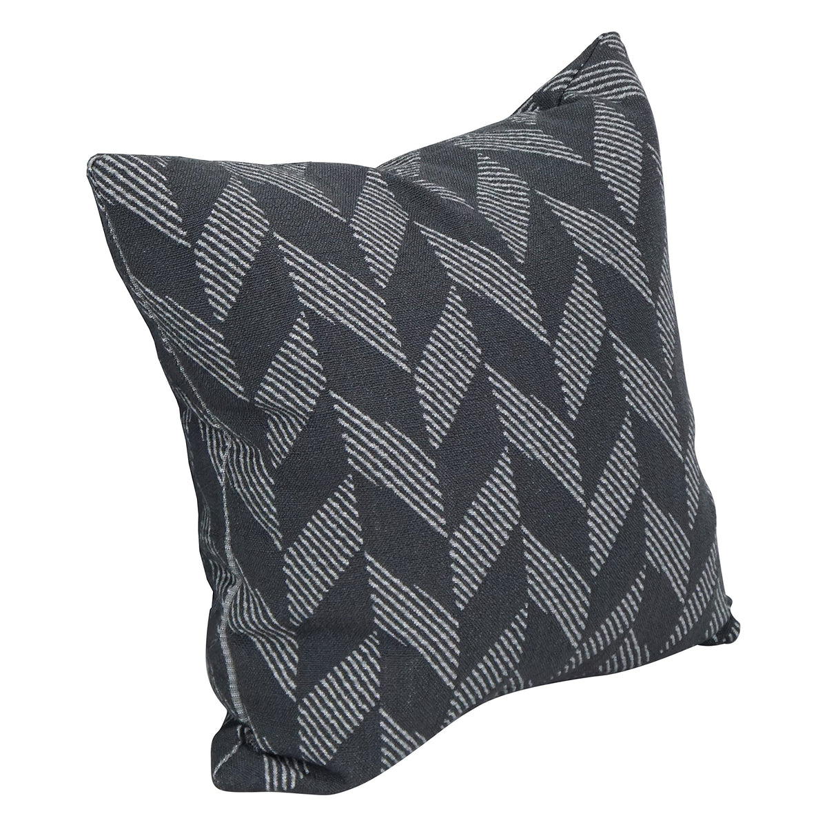 Blazing Needles Square Polyester Jacquard Throw Pillow, 17", Gannawls Paveme