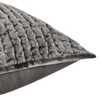 Kosas Home Dimitry 20X26 Velvet And Solid Cotton Standard Sham In Desert Brown