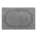 Laura Ashley Reversible Cotton 21 x 34 in. Bath Mat, Charcoal