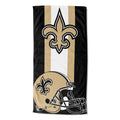Northwest NFL New Orleans Saints Beach Towel, 30 x 60, Zone Read