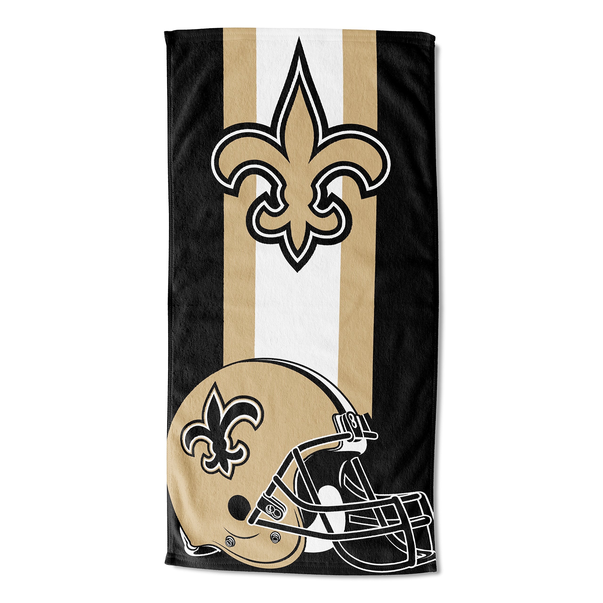 Northwest NFL New Orleans Saints Beach Towel, 30 x 60, Zone Read