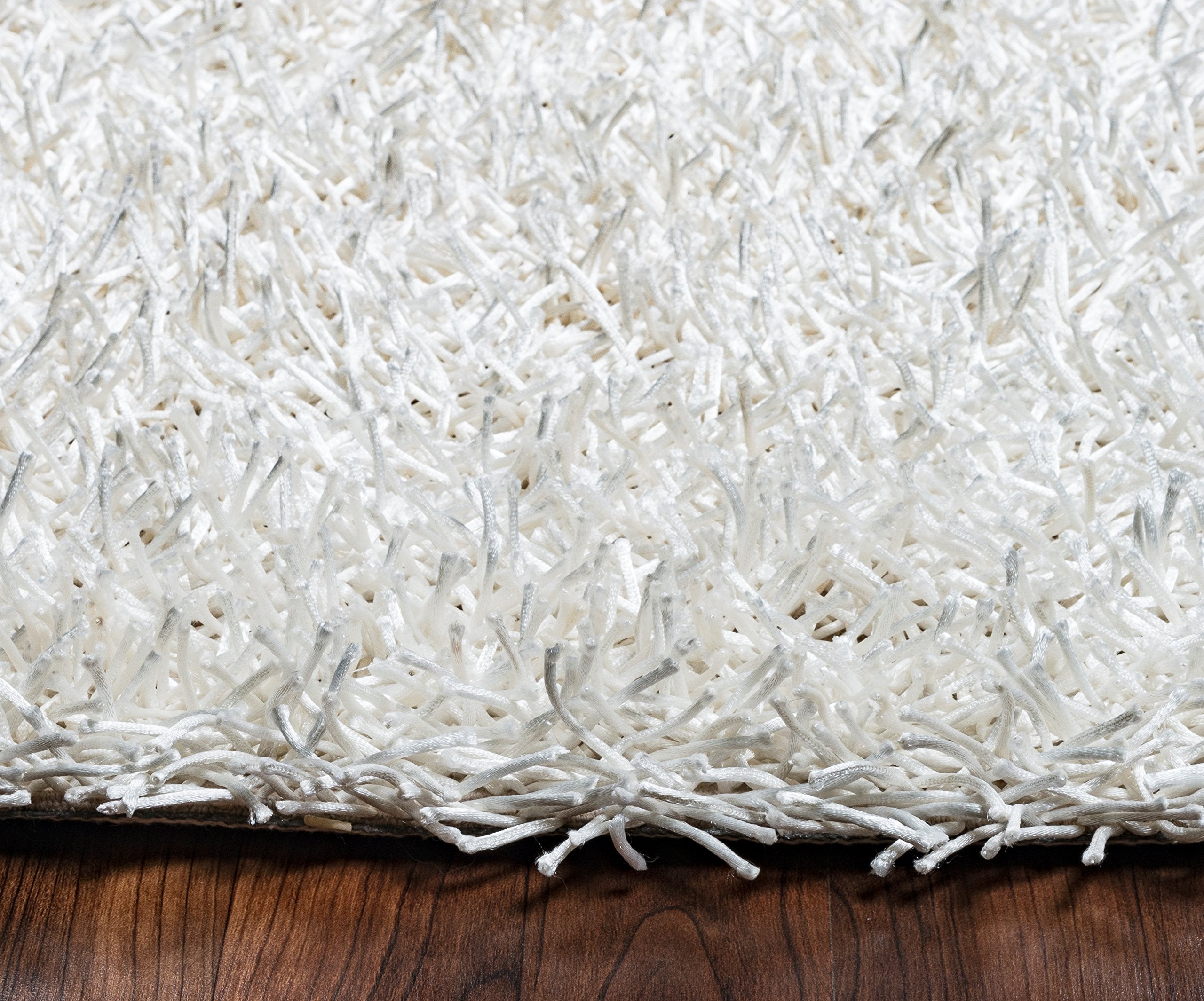 Rizzy Home | Km2314 | Kempton Collection | Polyester Area Rug | 5' X 7' | White Solid