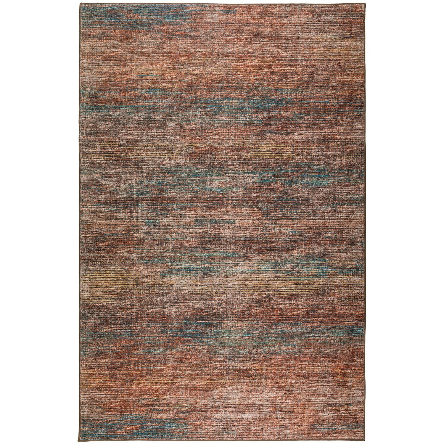 Ciara Cr1 Orange Transitional Rug Rectangle 2' X 3'