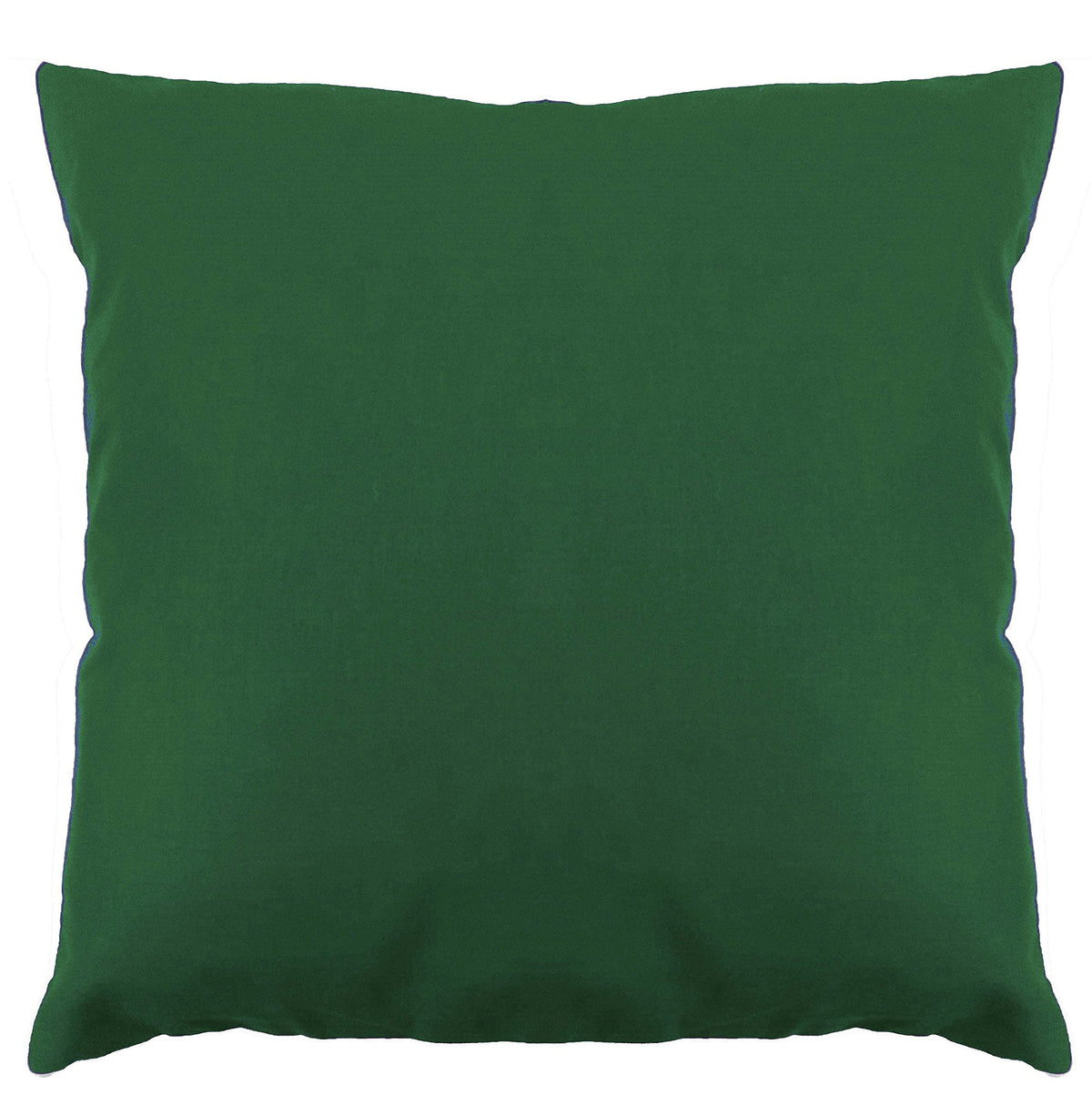 Cushion Cover  Set Of 2 Covers For Sofa Couch Bed Deevan Chair  Bottle Green 26X26 Inch (66X66 Cm) Cotton Plain Solid Removab