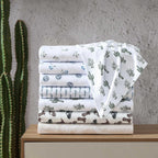 Wrangler - Sheet Set, Breathable & Wrinkle Resistant Bedding, Includes Matching Sham & Pillowcase, Yellowstone Inspired, Floral Luxurious Bedding Set (Sketchy Ditsy Green, Twin)