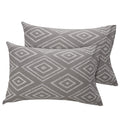 Huesland By Ahmedabad Cotton 144 Tc Pillow Cover Cotton Set Of 2  Taupe