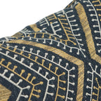Blazing Needles Square Jacquard Throw Pillows, 17", Tupelo Earth 4 Count