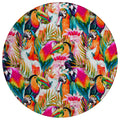 Dalyn Rugs Tropics Tc5 Multi 8' X 8' Indoor Outdoor Round Rug, Easy Clean, Machine Washable, Non Shedding, Bedroom, Living Room, Dining Room, Kitchen, Patio Rug