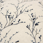 Rizzy Home Floral 20" x 20" Down Filled Pillow with Blue Cotton Cover