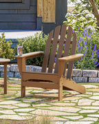Polywood Ad4030Te Classic Outdoor Adirondack Chair, Teak