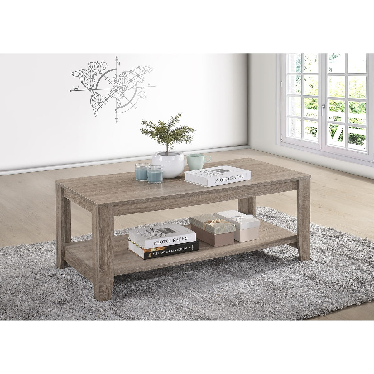 Progressive Furniture Barry Cocktail Table, Gray