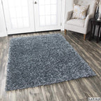 Rizzy Home | Km2315 | Kempton Collection | Polyester Area Rug | 3' Round | Khaki Solid