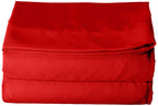 Luxury Flat Sheet On Amazon Elegant Comfort Wrinkle-Free 1500 Thread Count Egyptian Quality 1-Piece Flat Sheet, Full Size, Red