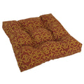 Blazing Needles Outdoor 19-inch Square Chair Cushion, 19 x 19, Vanya Paprika 2 Count
