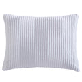 Beatrice Home Fashions Channel Chenille, Standard Sham, White