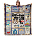 Qotuty Dog Mom Gifts For Women, Dog Mom Gifts Throw Blanket 50'X60', Dog Lovers Gifts For Women, Gifts For Dog Lovers Women, G