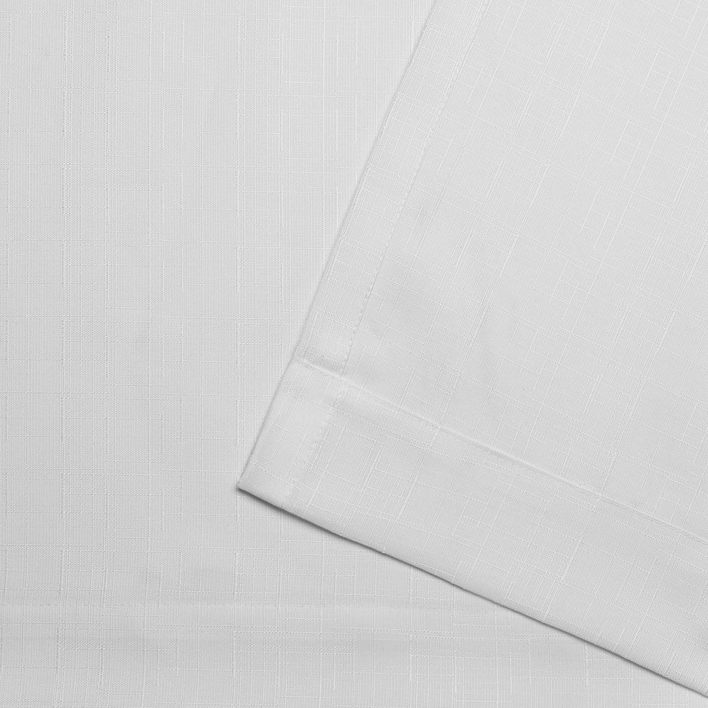 Exclusive Home Loha Light Filtering Pinch Pleat Curtain Panel Pair, 84'' Length, Winter White