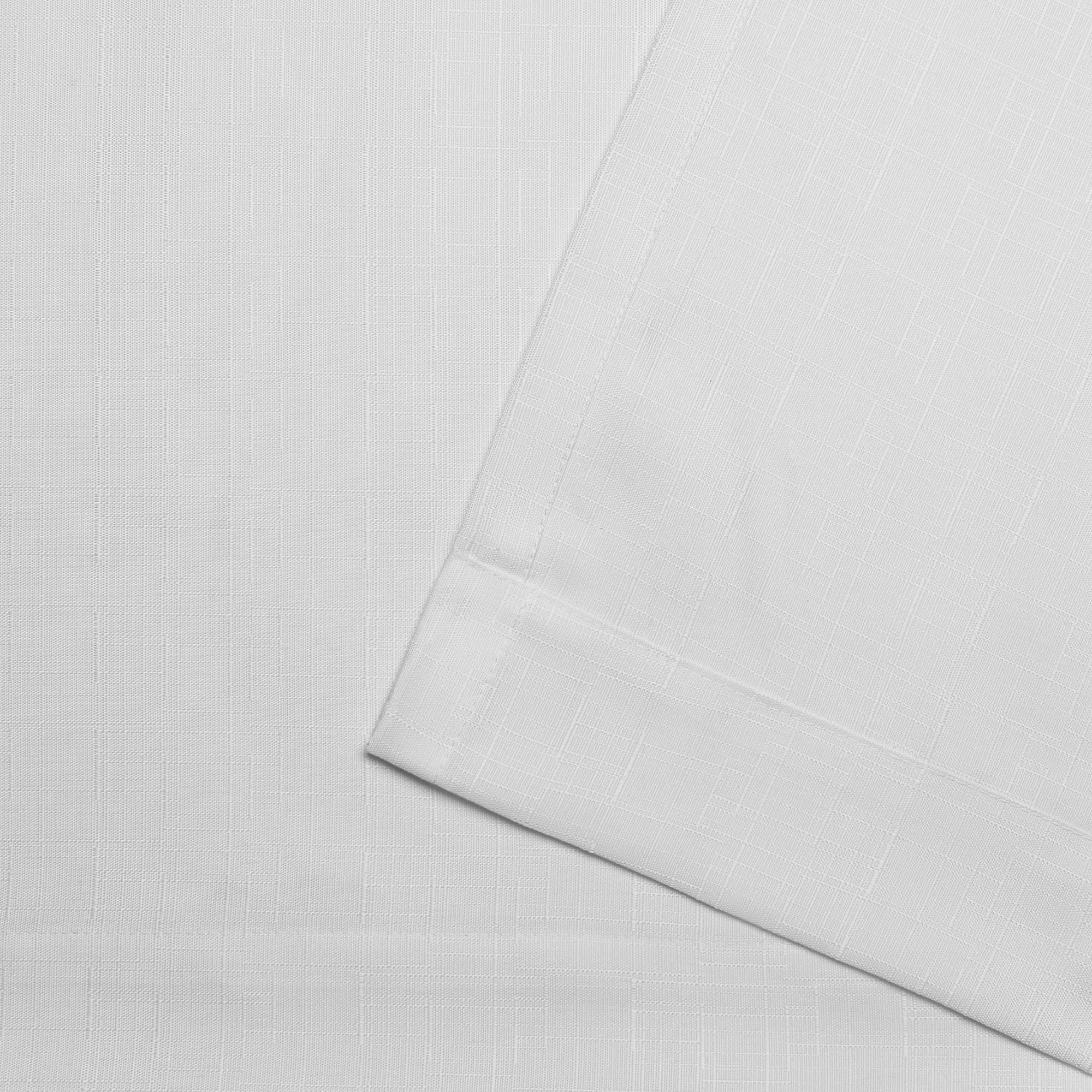 Exclusive Home Loha Light Filtering Pinch Pleat Curtain Panel Pair, 84'' Length, Winter White