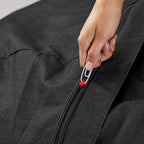 Big Joe Fuf Large Cover Only Machine Washable, Black Lenox, Durable Woven Polyester