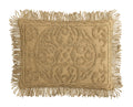 Beatrice Home Fashions Medallion Chenille Bedspread, Standard Sham, Gold
