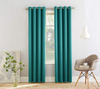 Sun Zero Becca Energy Efficient Grommet Curtain Panel, 40'' X 84'', Marine