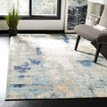 SAFAVIEH Jasper Collection Accent Rug - 2 x 4, Grey & Gold, Modern Abstract Design, Non-Shedding & Easy Care, Ideal for High T