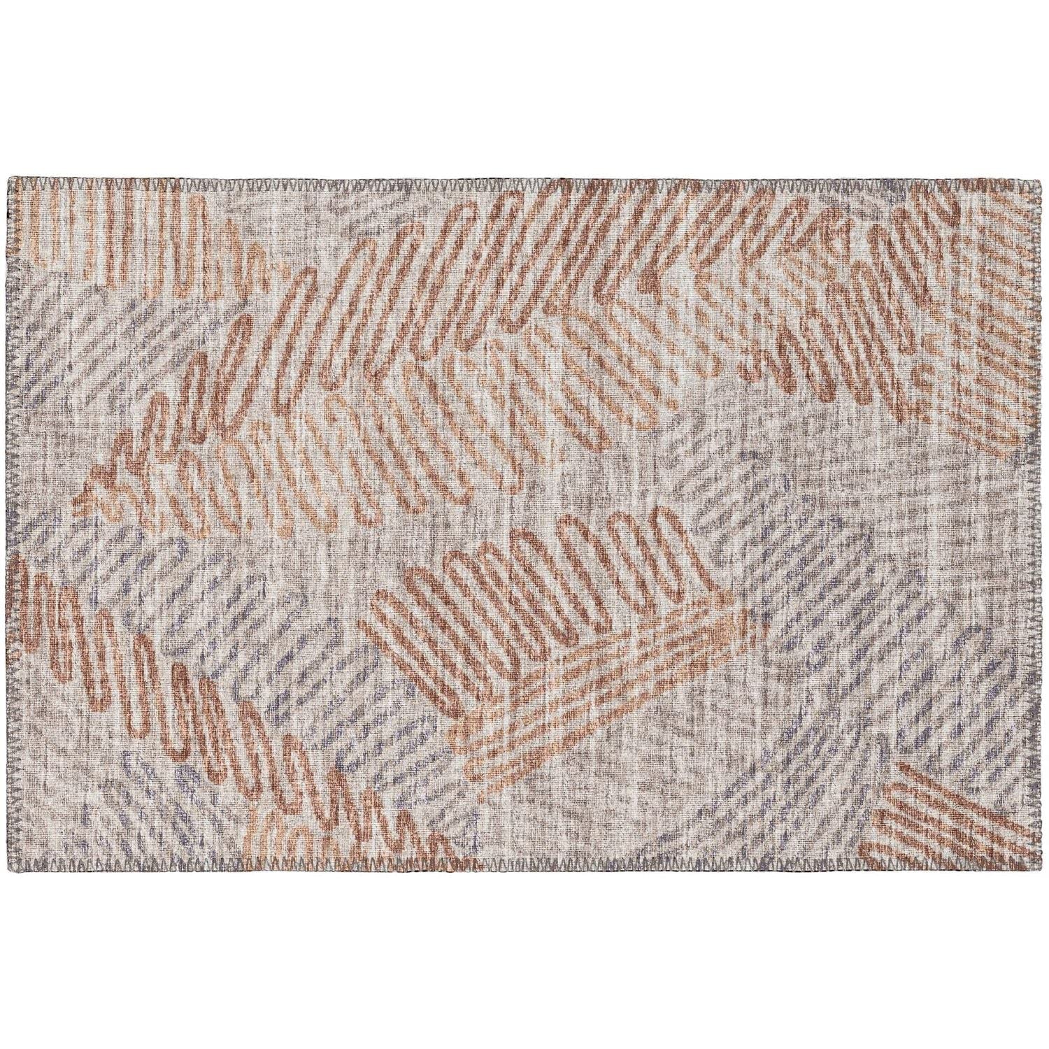 Sedona Sn11 Beige Transitional Rug Rectangle 3' X 5'