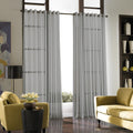 Curtainworks Soho Voile Sheer Grommet Curtain Panel, 59 by 120, Silver