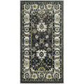SAFAVIEH Vintage Hamadan Collection Accent Rug - 4 x 6, Dark Grey & Ivory, Persian Design, Non-Shedding & Easy Care, Ideal for