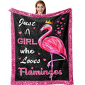 Amonee-Yl Flamingo Gifts, Flamingo Gifts For Girls, Pink Flamingo Gifts, Just A Girl Who Loves Flamingos, Flamingo Blanket 40'X